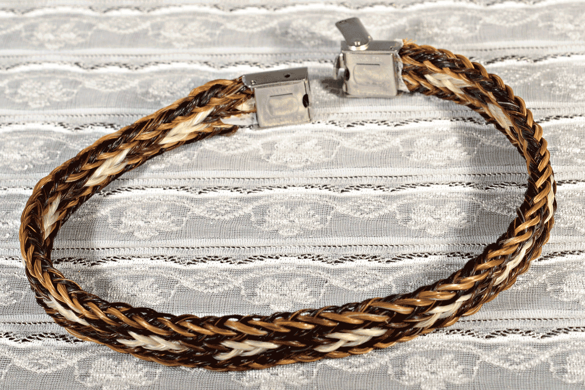 Horse Hair Bracelet with Clasp